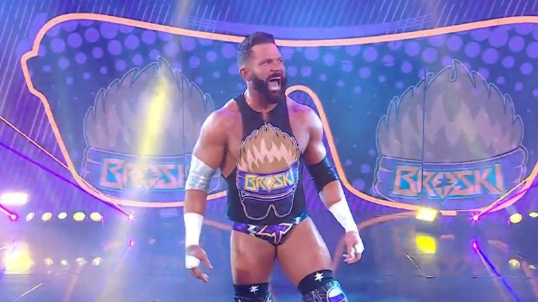 Matt Cardona walks to the ring as his old persona, Zack Ryder to take on LA Knight on "WWE SmackDown."