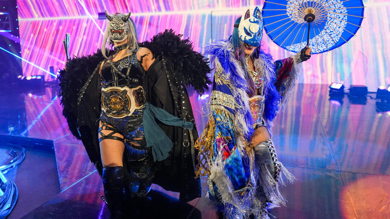 Kabuki Warriors entrance on "WWE SmackDown"