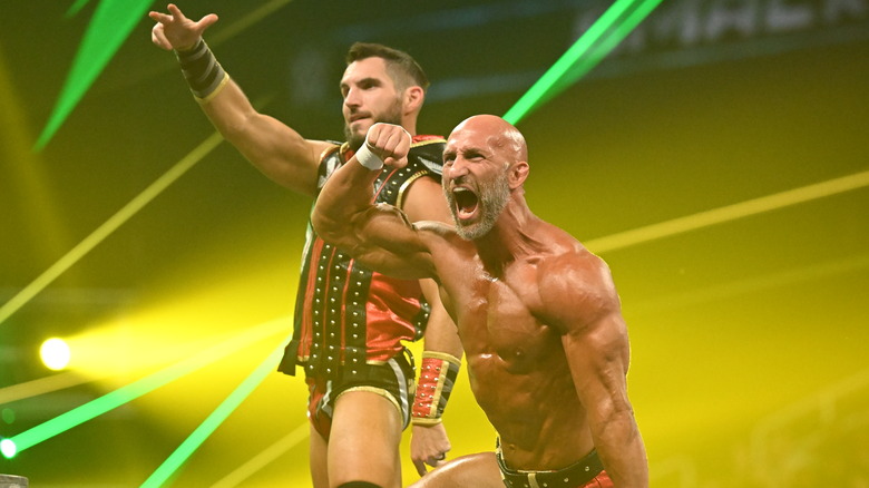 DIY posing on "WWE SmackDown"