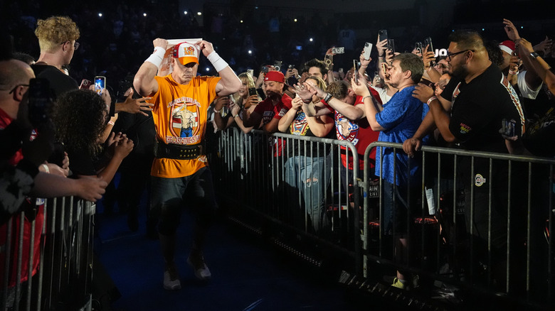 John Cena makes an entrance