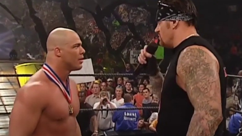 Kurt Angle and The Undertaker on WWE SmackDown