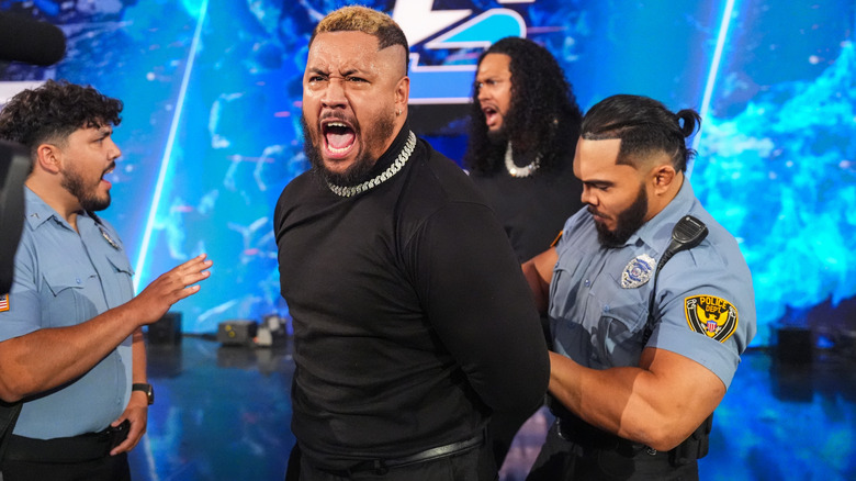 Solo Sikoa gets arrested during "WWE SmackDown"