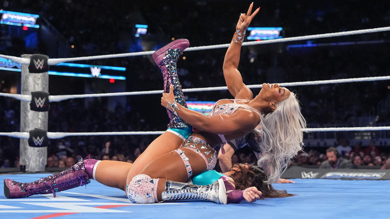 Jade Cargill scores the pin on Chelsea Green on "WWE SmackDown"