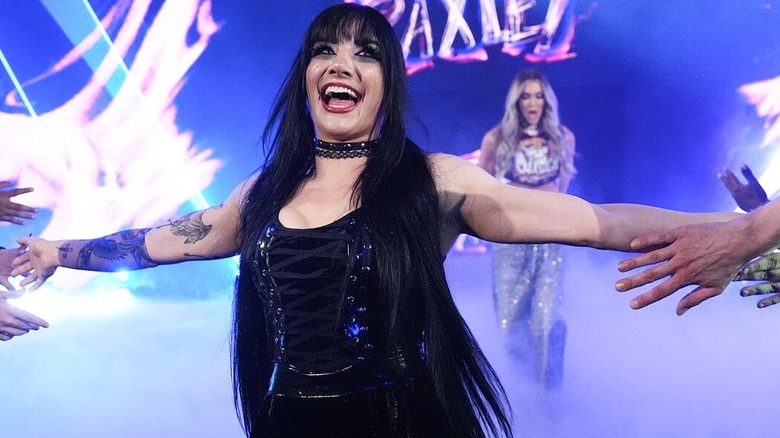 Tatum Paxley makes her entrance on "WWE SmackDown"