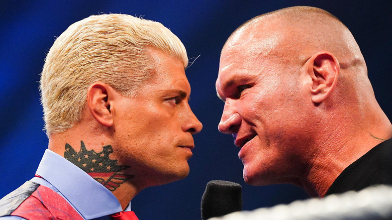 Cody Rhodes and Randy Orton face to face on "WWE SmackDown"