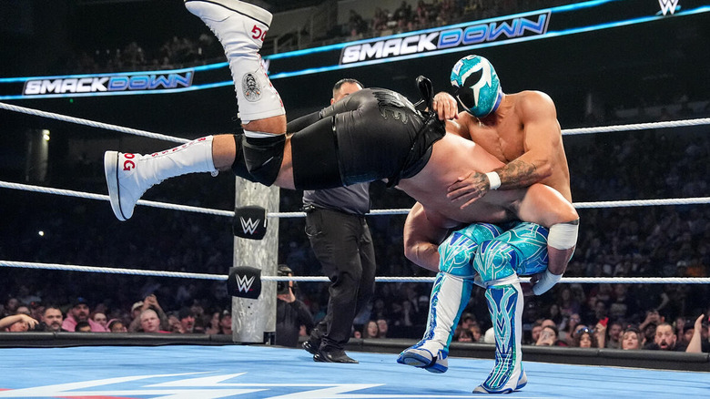 Bron Breakker spears Axiom on "WWE SmackDown"