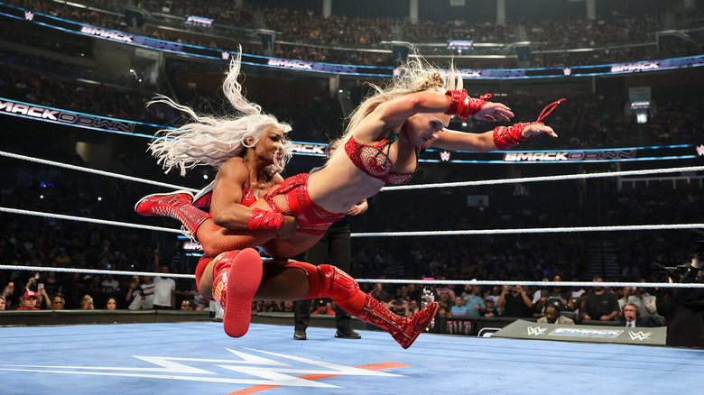 Jade Cargill hits Jaded on Tiffany Stratton on "WWE SmackDown"
