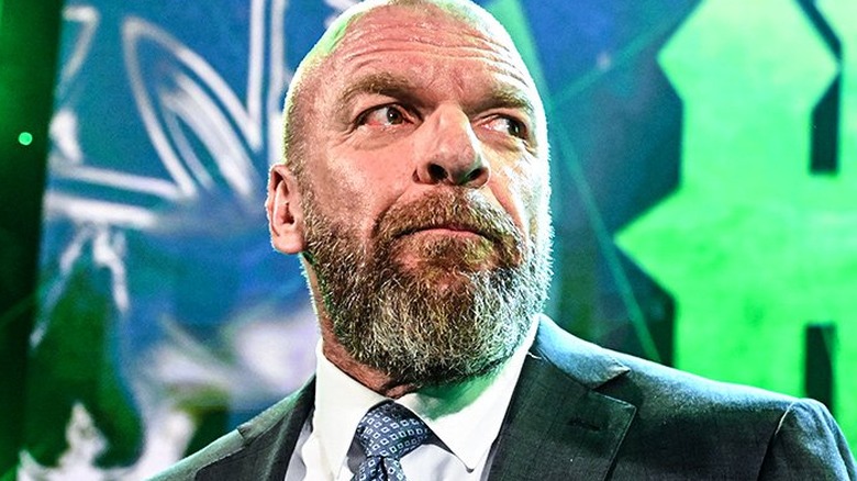 Paul "Triple H" Levesque before his announcement on the 4/7 "SmackDown"