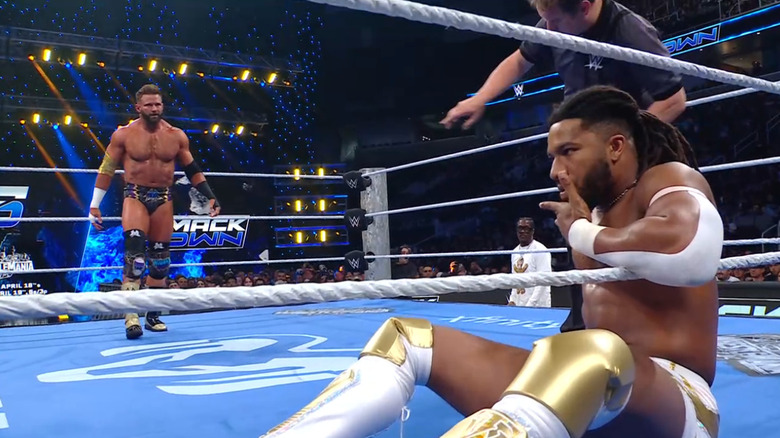 Cardona and Williams in the ring
