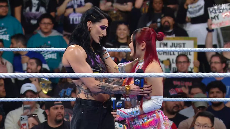 Ripley and SKY in the ring