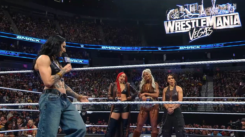 Ripley speaking with B-Fab, Cargill, and Michin