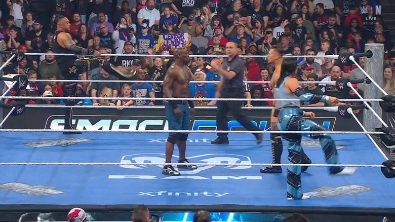 All four men in the ring