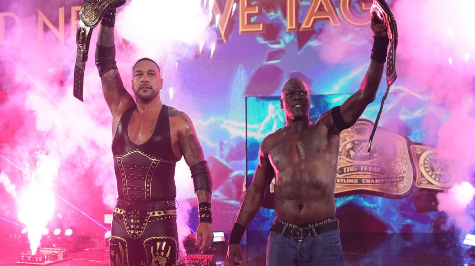 Damian Priest & R-Truth Retain WWE Tag Titles After Danhausen Curses Ref On SmackDown