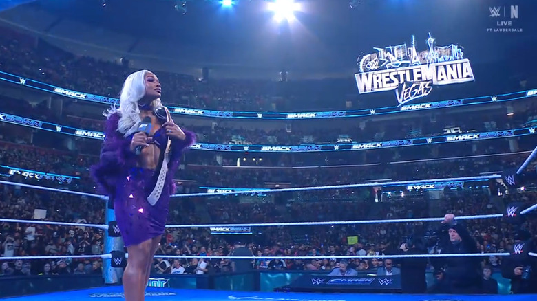 Cargill talking in the ring