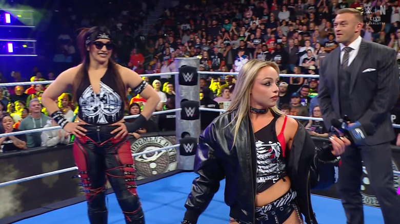 Rodriguez, Morgan, and Aldis all in the ring