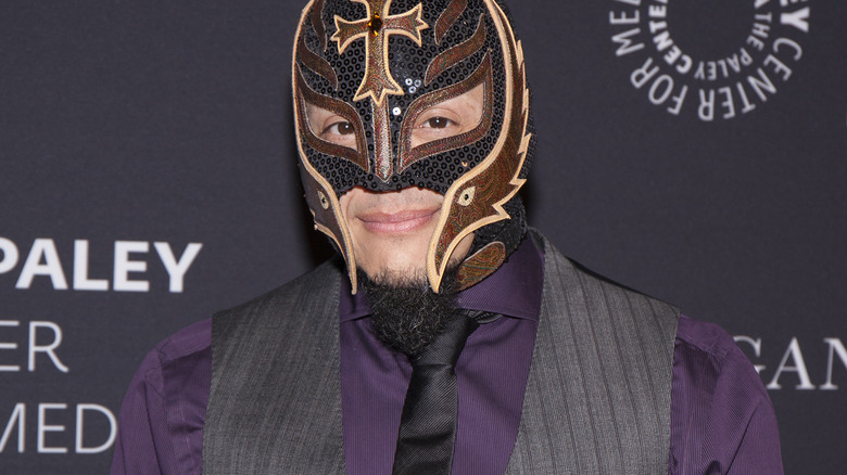 Mysterio at an event