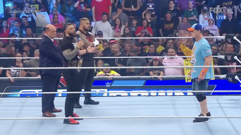 The four men in the ring