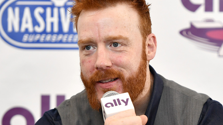 Sheamus at a speaking engagement