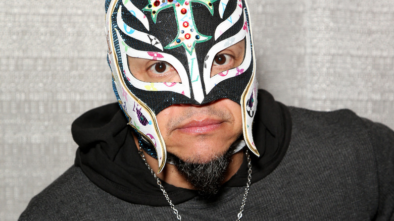 Mysterio at an event