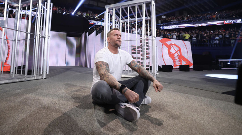 Punk sitting on the ramp