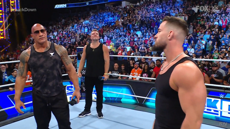 The three men in the ring