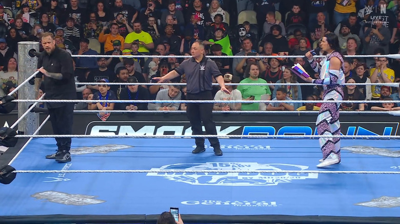 Jelly Roll and Wilson in the ring