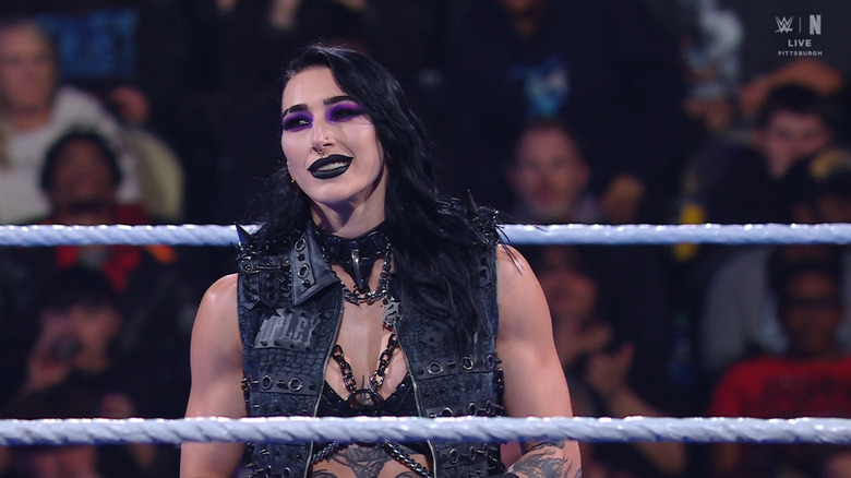 Ripley smiling in the ring