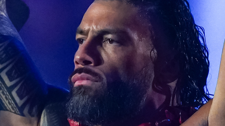 Roman Reigns focused