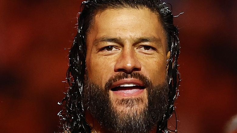 Roman Reigns smiling