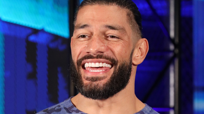 Roman Reigns smiling