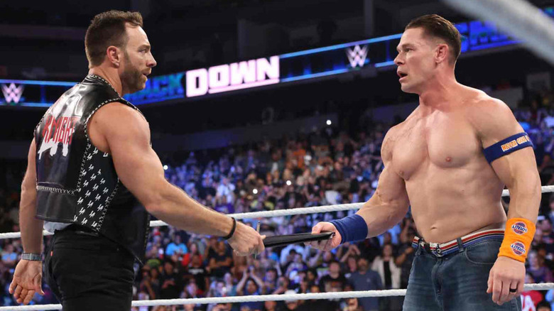 LA Knight and John Cena on SmackDown