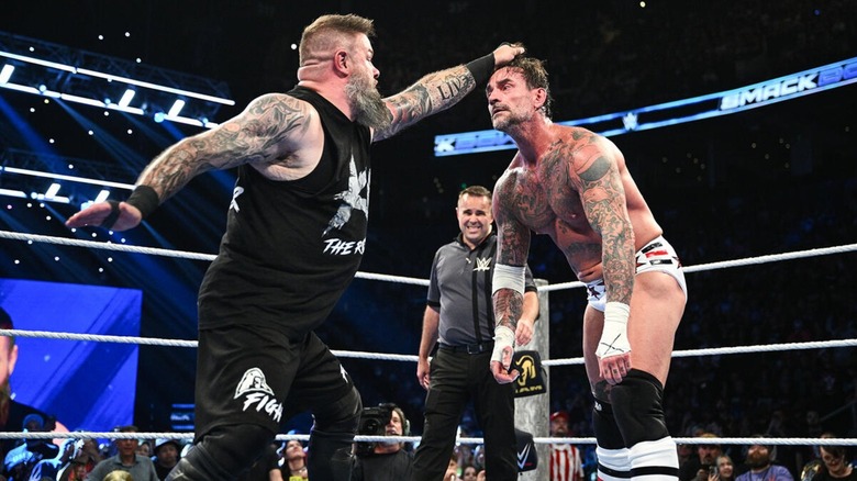 Kevin Owens and CM Punk on WWE SmackDown