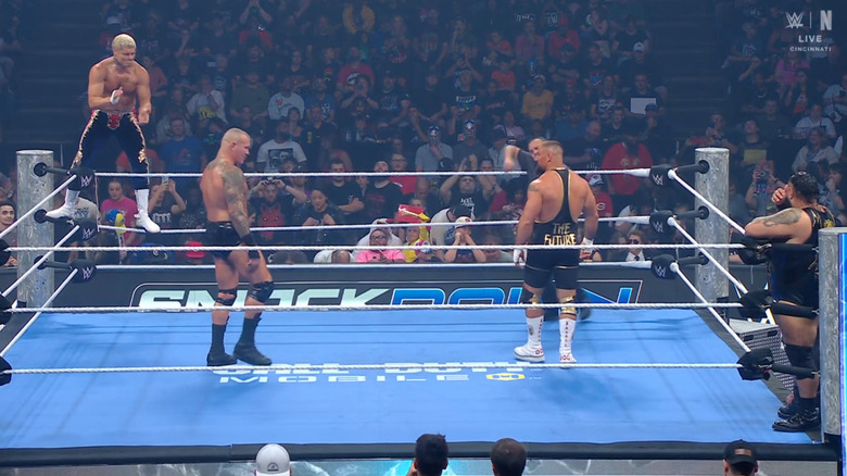 All four men in the ring