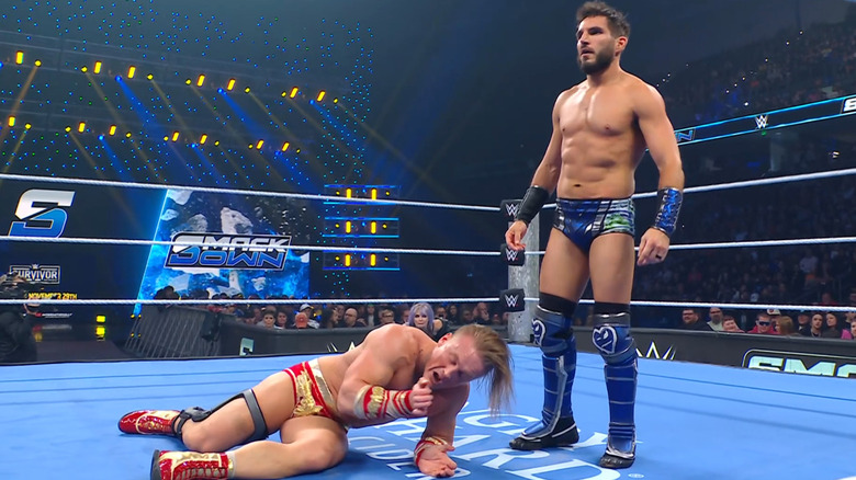 Gargano standing over Dragunov