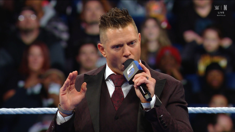 The Miz speaking