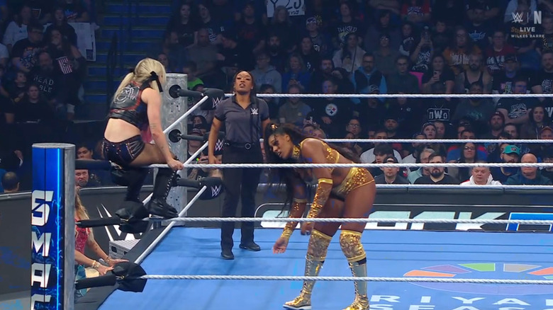 Bliss and Legend in the ring