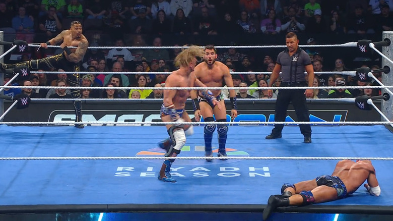 All four men in the ring