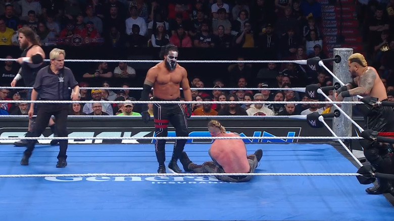 All four men in the ring