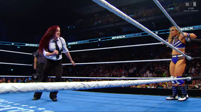 Fyre and Grace in the ring