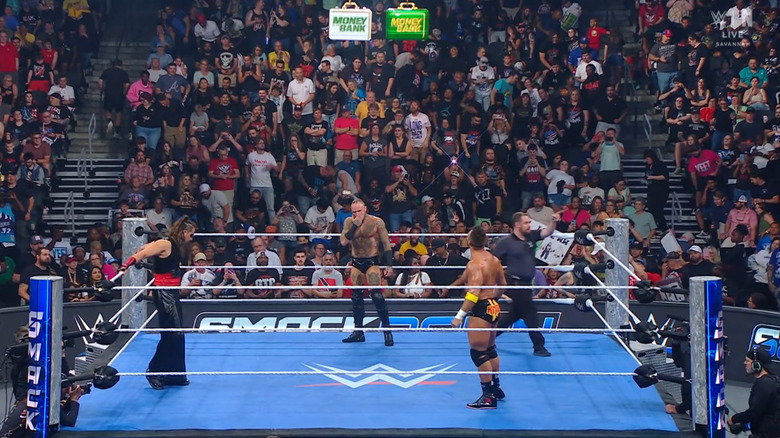 The three men in the ring