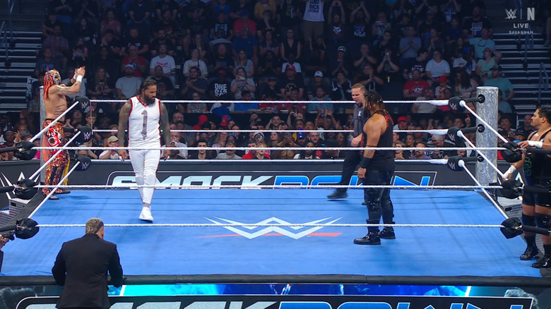 The four men in the ring