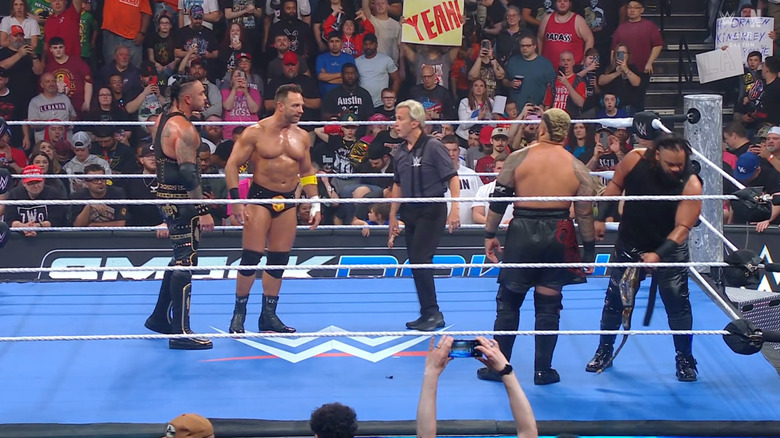 The four men in the ring