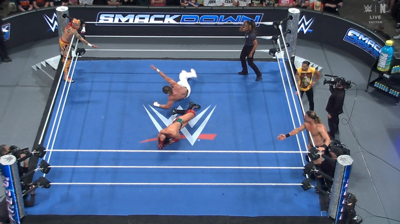 The four men in the ring
