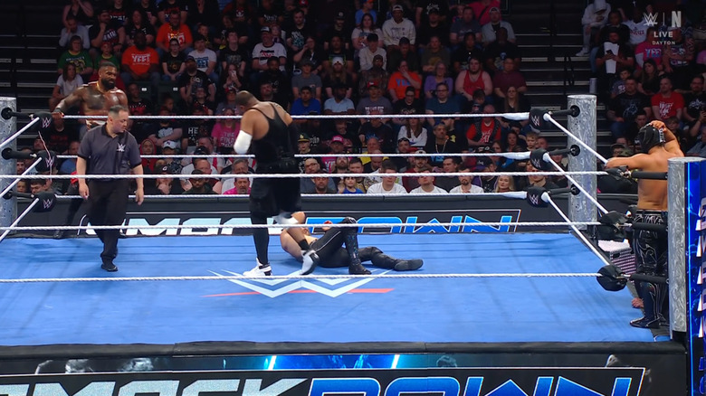 The four men in the ring