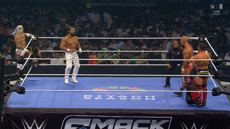 The four men in the ring