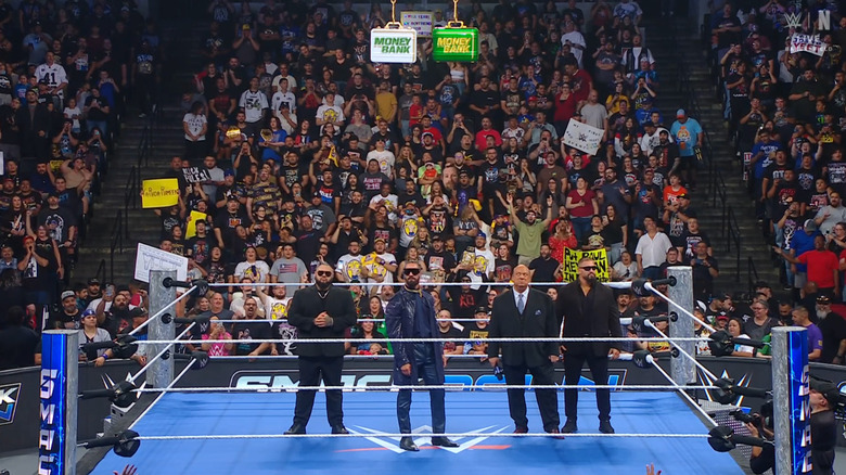 All four men in the ring