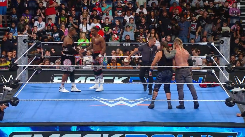 The four men in the ring