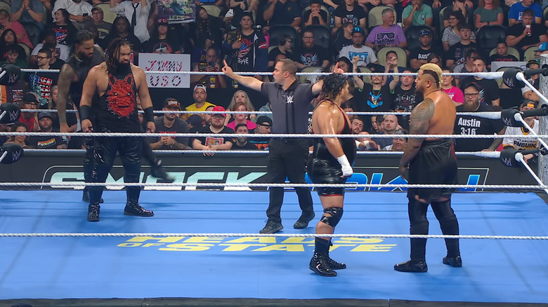 All four men in the ring