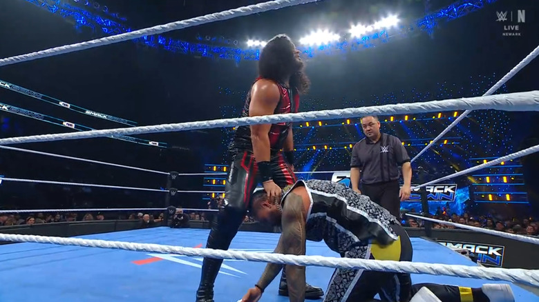 Talla and Jimmy in the ring