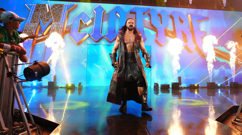 McIntyre standing on the entrance ramp